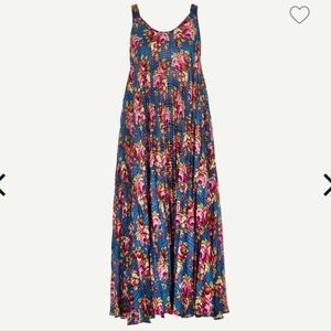 ZIMMERMANN floral pleated maxi dress - size 0 / xs